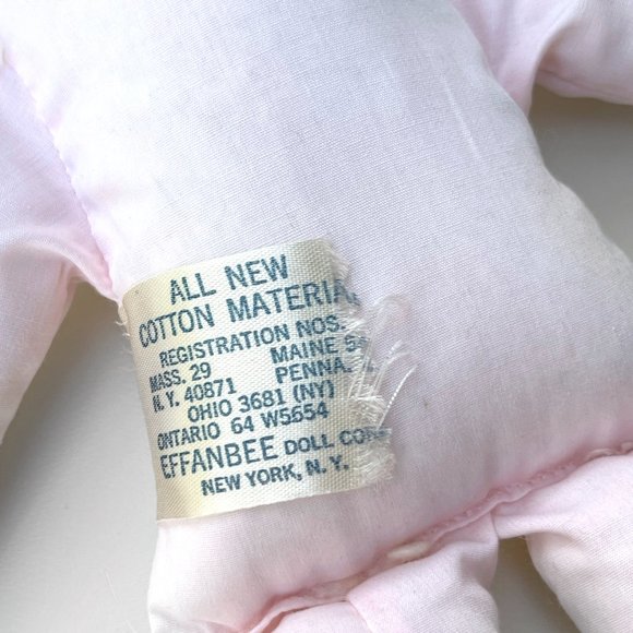 HTF Vintage 80s Effanbee 14" Disney Plush PINOCCHIO HUGABLES Doll (1159) - Picture 12 of 16